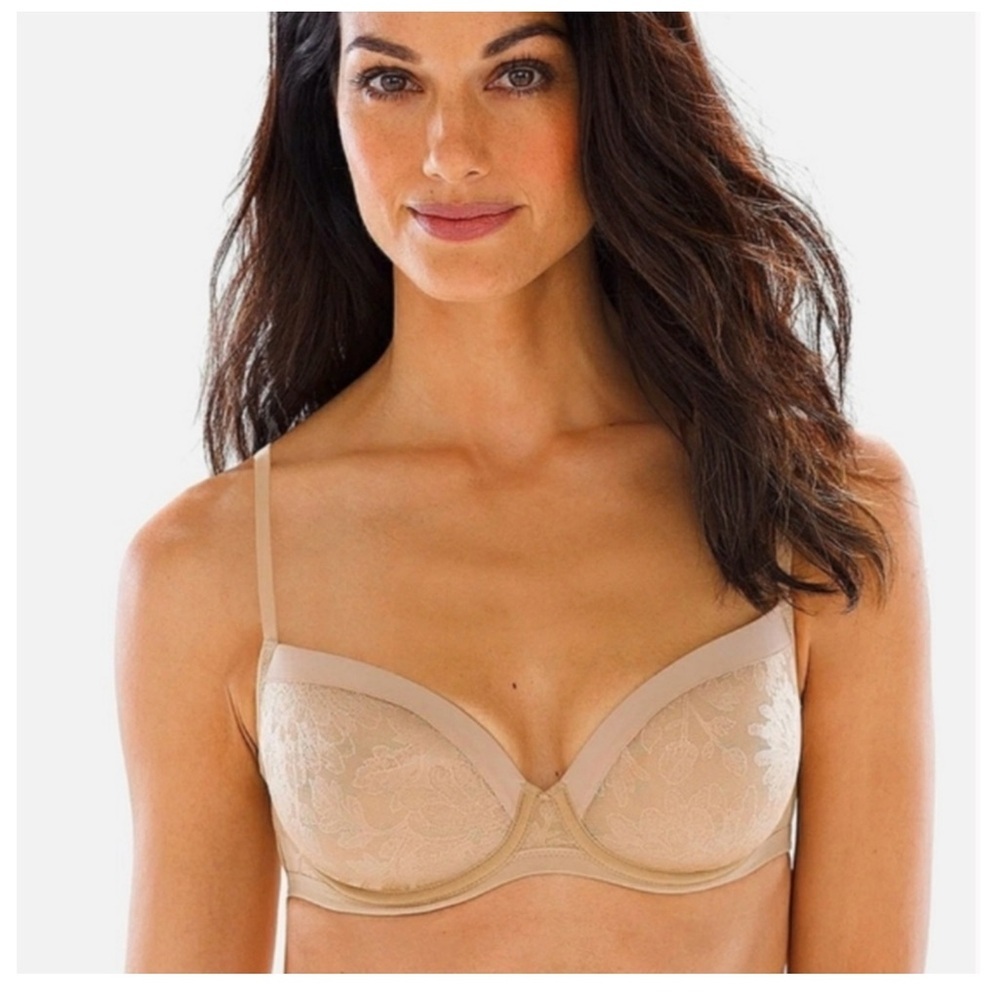 Soma Lightest Lift Demi Bra Soft Tan Size 32D NWT